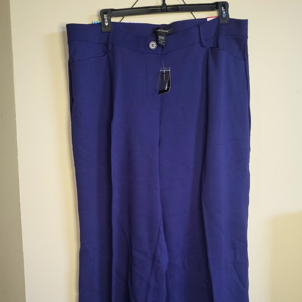 Ashley Stewart Navy blue slacks size 24